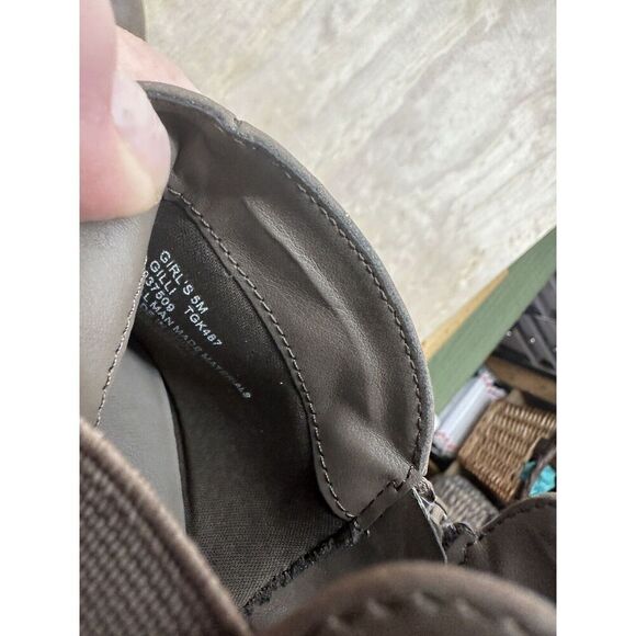 Mia Kids Little/Big Girl's Gilli Ankle Boots Slip-On Shoes Cognac Sz 5 - Picture 8 of 8